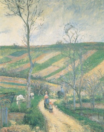 Fond de L&39;Hermitage, Pontoise का मार्ग द्वारा केमिली जैकब पिसारो